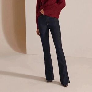 Favorite Daughter The Valentina Tower Super High Rise Jeans Dark Wash 25
